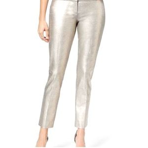 Alfani Slim Leg Mid-Rise Python Foil Pants- Size 4 Petite